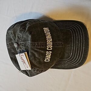 NWT Primitives by Kathy Chaos Coordinator Adjustable Hat. Gray.